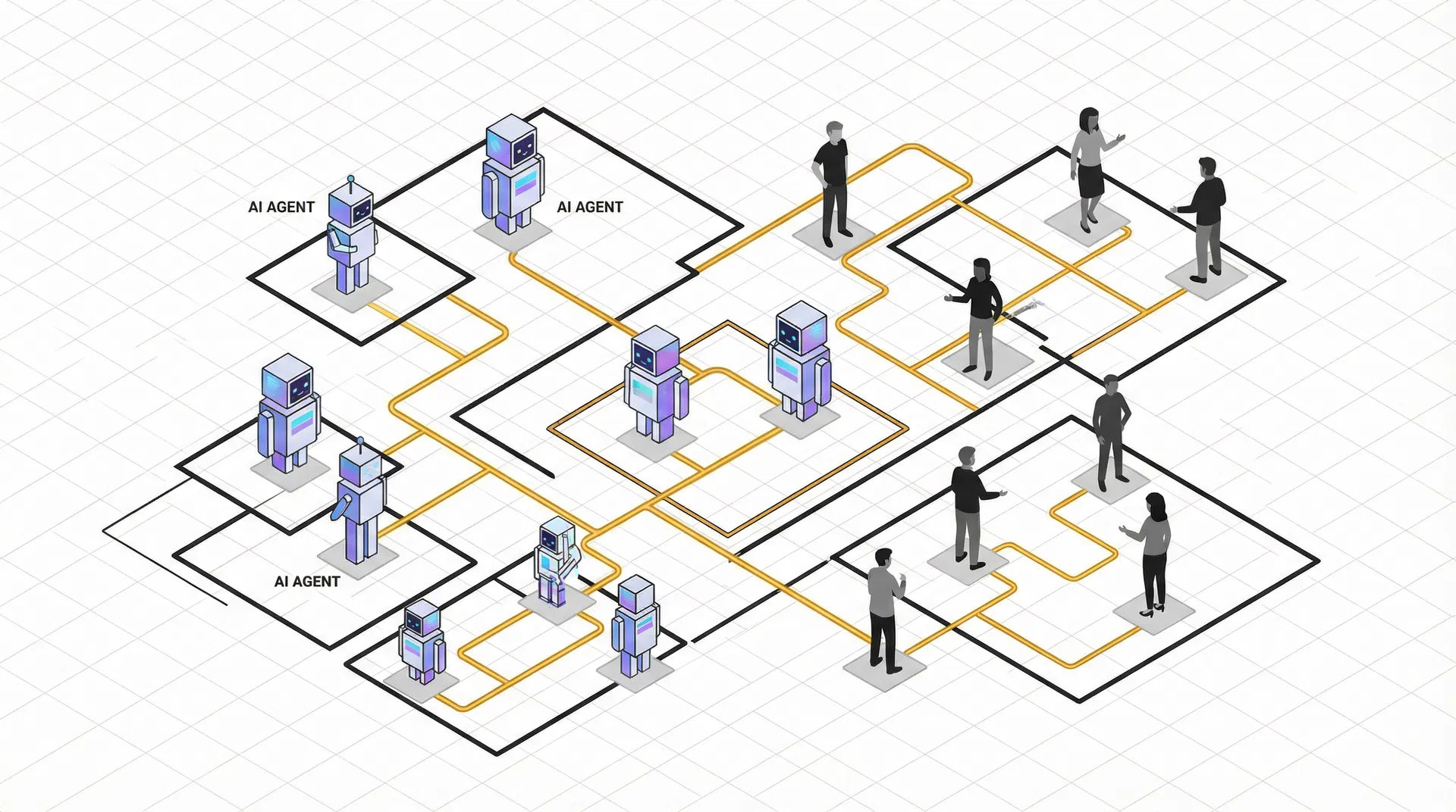 Agent Network Illustration